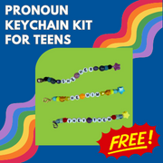 Teen Pronoun Keychain Kits