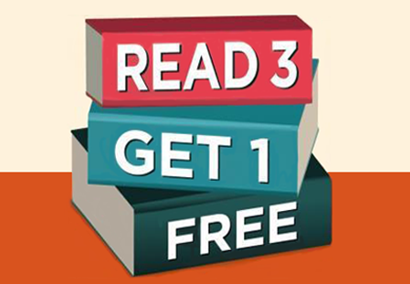 Read 3, Get 1 Free