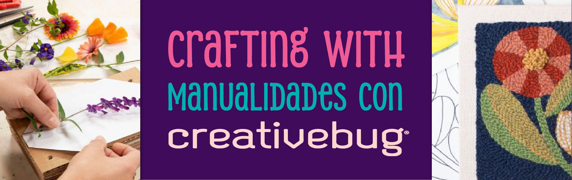 Crafting with CreativeBug homeslide