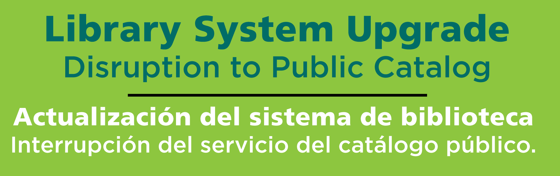 Disruption to Public homeslide