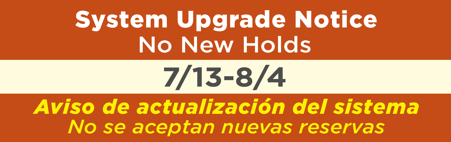 No New Holds homeslide