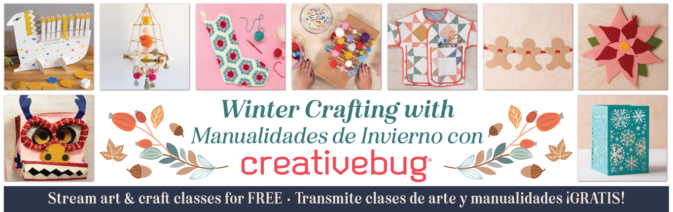 Winter Crafting with Creativebug homeslide