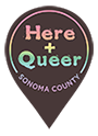 Here + Queer pin image