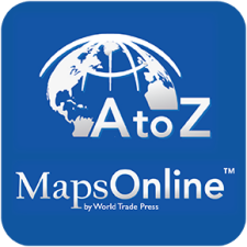 A to Z maps online logo 